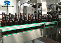 Équipement de mise en bouteilles de remplissage de bouteilles d'acier inoxydable de liquide en verre de machine
