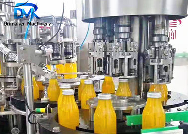 Machine de remplissage de bouteilles en verre à grande vitesse avec le système en aluminium de cachetage de chapeau