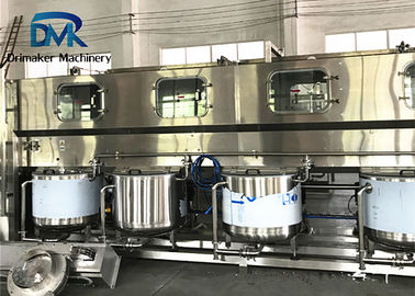 3 dans 1 5 capsulage remplissant de lavage de pot de litre de la machine de remplissage de l'eau de gallon 19l