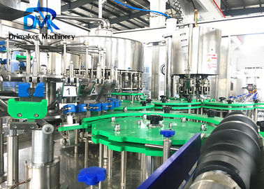 Bouteilles en verre irrégulières carrées de la machine de remplissage de bouteilles de lait de Roud 2000-3000 par heure